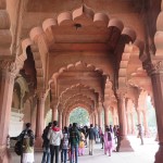 The Shah's audience hall at the Red Fort (Lal Qila)