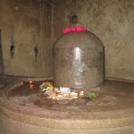 The Shiva temple at the top of the central structure in the great Hindu kailasa, Ellora